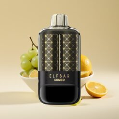 ELF BAR COMBO 25000 Puffs Vape Jetable Raisin Vert & Raisin - 700mAh, 5% Nicotine, Double Airflow