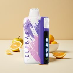 Elf Bar Ice King 40000 Puffs Disposable Vape Gummy Aigre-Doux – 20ml, 5% Nicotine, Batterie 850mAh Rechargeable, Affichage LCD