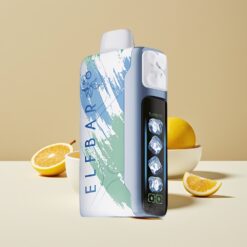 Elf Bar Ice King 40000 Puffs Disposable Vape Menthe de Miami – 20ml, 5% Nicotine, Batterie Rechargeable 850mAh