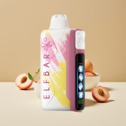 Elf Bar Ice King 40000 Puffs Disposable Vape Pêche+ - 20ml, 5% Nicotine, Batterie Rechargeable 850mAh