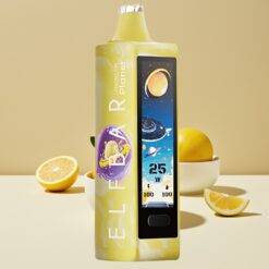 Elf Bar Planet 25000 Puffs Disposable Vape Citron Vert, 5% Nicotine, 18ml, Batterie Rechargeable 800mAh