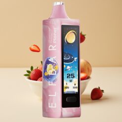 Elf Bar Planet 25000 Puffs Disposable Vape Fraise Pêche+ - 5% Nicotine, 18ml, 800mAh