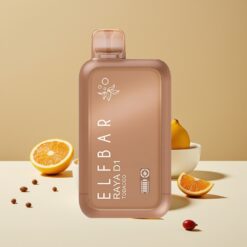 Elf Bar Raya D1 13000 Puffs Vape Jetable - 18ml, 650mAh, Tabac