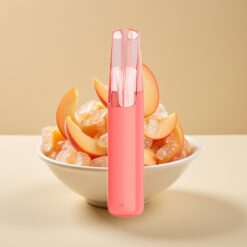 Snowplus Dash 4000 Puffs Jetable Device Peach Ice – 7,5 ml, 530 mAh, 4000 bouffées
