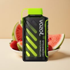 VOZOL Gear Power 20000 Puffs - Fraise Pastèque - 20mL, 5%(50mg), Écran Plein, Double Mesh Coil