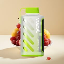 VOZOL Gear Power 20000 Puffs - Glace Raisin - Technologie S.i.L.C. Tech, 20mL, 5% Nicotine, Double Mesh Coil, Écran Complet