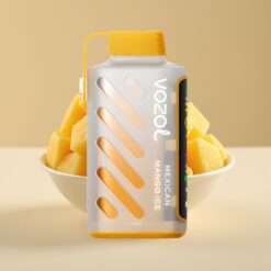 VOZOL Gear Power 20000 Puffs - Mangue Glacé Mexicain - 20mL, 5%(50mg), Écran Plein, Double Mesh Coil