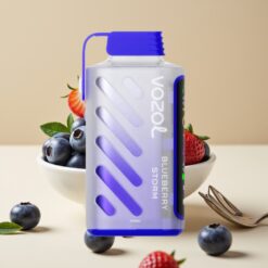 VOZOL Gear Power 20000 Puffs - Technologie S.i.L.C. Tech, 20mL, 5%(50mg), Tempête de Myrtille (Blueberry Storm)