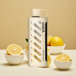 VOZOL Gear Shisha 25000 Puffs - 30 Saveurs Délicieuses, Double Mesh, 1000mAh, 5mg/ml, Parfum Citron