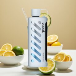 VOZOL Gear Shisha 25000 Puffs - 30 Saveurs Délicieuses, Double Mesh, 1000mAh, Mojito Bleu