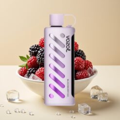 VOZOL Gear Shisha 25000 Puffs - 30 Saveurs Délicieuses, Double Modes Mesh, 1000mAh, Mûre Glacée