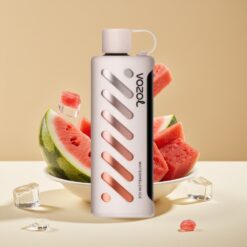 VOZOL Gear Shisha 25000 Puffs - 30 Saveurs, Double Mesh, 1000mAh et VOZOL Gear Shisha 25000 Puffs Vape Jetable Pastèque Glacée