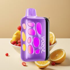 VOZOL RAVE 40000 Vape Jetable – Design Lumineux à 270°, Mode Fête Synchronisé, 80% de Charge en 20 Min, Animation Eclipse