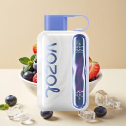 VOZOL STAR 40000 Jetable Vape Myrtille Glacé - 1000mAh, 20/50mg/ml, Type-C