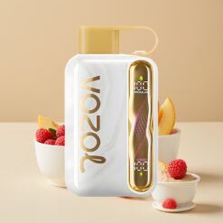 VOZOL STAR 40000 Puffs Jetable Vape Pêche Blanche Framboise - 1000mAh, 20/50mg/ml, Type-C