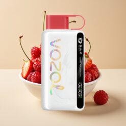 VOZOL STAR 9000/12000 Vape Jetable - Fraise Framboise Cerise, 650mAh, Charge Rapide 30%, Recyclé