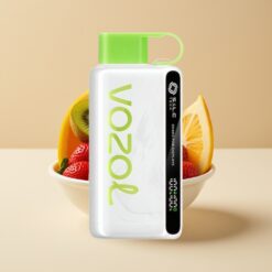 VOZOL STAR 9000/12000 Vape Jetable - Fraise Kiwi, Charge Rapide 30%, Recyclé, 650mAh, 9000/12000 Puffs