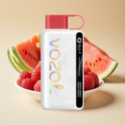 VOZOL STAR 9000/12000 Vape Jetable - Framboise Pastèque, Recyclé, Charge Rapide 30%, 650mAh, 9000/12000 Puffs