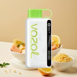 VOZOL STAR 9000/12000 Vape Jetable - Pomme Acidulée Glacée, 650mAh, Charge Rapide 30%, Recyclé