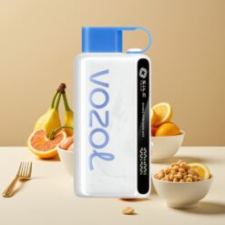 VOZOL STAR 9000/12000 Vape Jetable avec Affichage par Secousse, TECH S.i.L.C, Charge 30% Plus Rapide, 650mAh, 0/20/50mg/ml de Nicotine