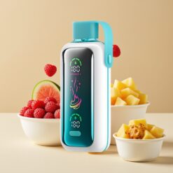 VOZOL Star 20000 Puffs Jetable Vape Framboise Pomme Pastèque Ananas - Écran HD 2,2", Double Mesh, 650mAh, 0/20/50mg/ml