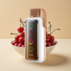 VOZOL Star 20000 Puffs - Écran HD miroir 2,2", Double mesh, 650mAh, 0mg/ml/20mg/ml/50mg/ml - Cerise Cola