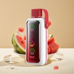 VOZOL Star 20000 Puffs - Écran HD miroir 2,2", Double mesh, 650mAh - Pastèque Glace Jetable Vape