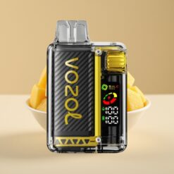 VOZOL Vista 20000 Puffs - Batterie rechargeable 650mAh, Résistance 2%, 20 000 Puffs, Écran OLED, Mangue Glacée