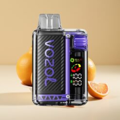 VOZOL Vista 20000 Puffs Rechargeable Kit avec 650mAh, 2% Nicotine et Écran OLED – Fleur de Sureau Pamplemousse
