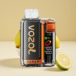 VOZOL Vista 20000 Puffs avec batterie rechargeable 650mAh, résistance 2%, écran OLED et Citron Vert