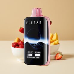 Elfbar Moonnight 40000 Puffs Fraise Mangue - 22ml, 1000mAh, Charge Type-C